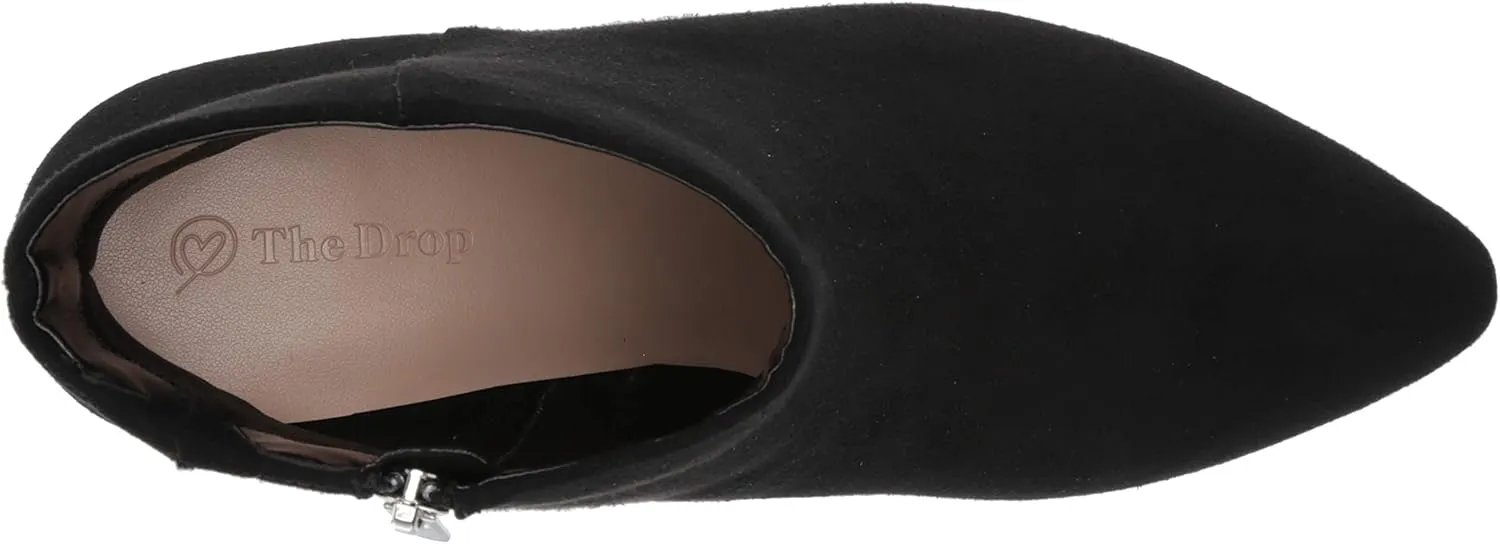 The Drop Women's Jessi Side-Zip Block Heel Ankle Boot