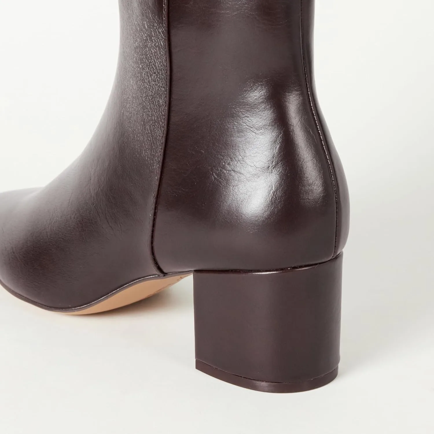 The Drop Women's Jessi Side-Zip Block Heel Ankle Boot