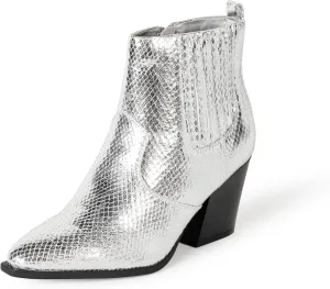 The Drop Women's Sia Pointed-Toe Western Ankle Boot