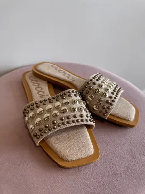 The Kate Studded Strap Sandal
