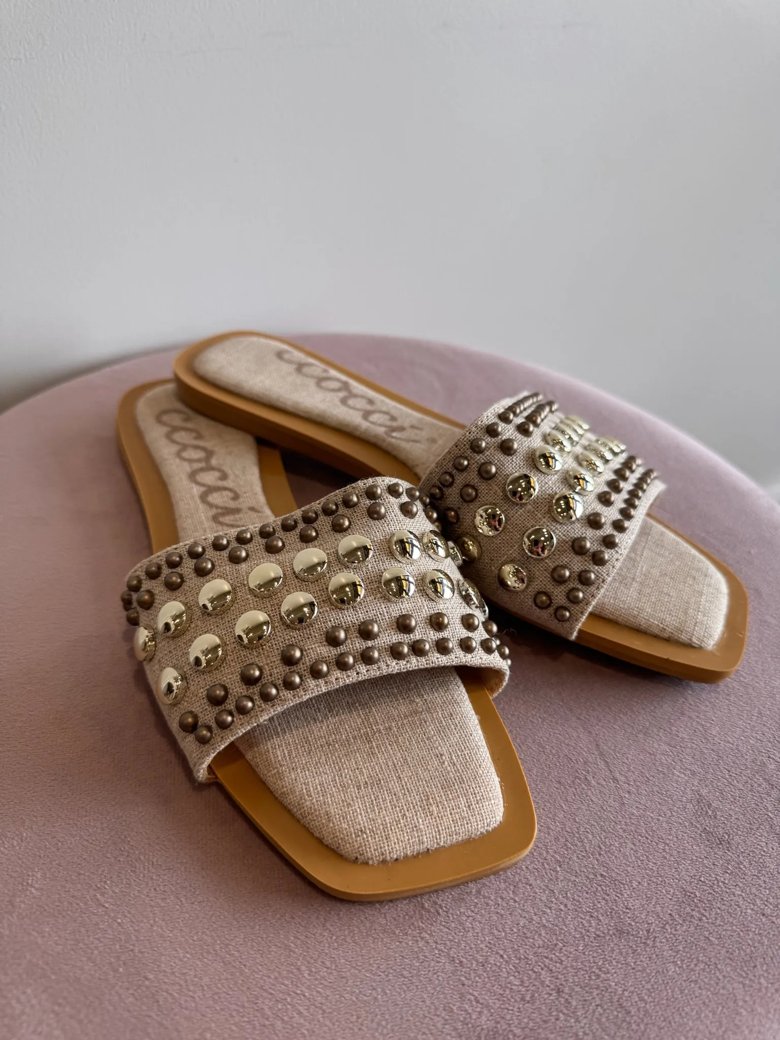 The Kate Studded Strap Sandal