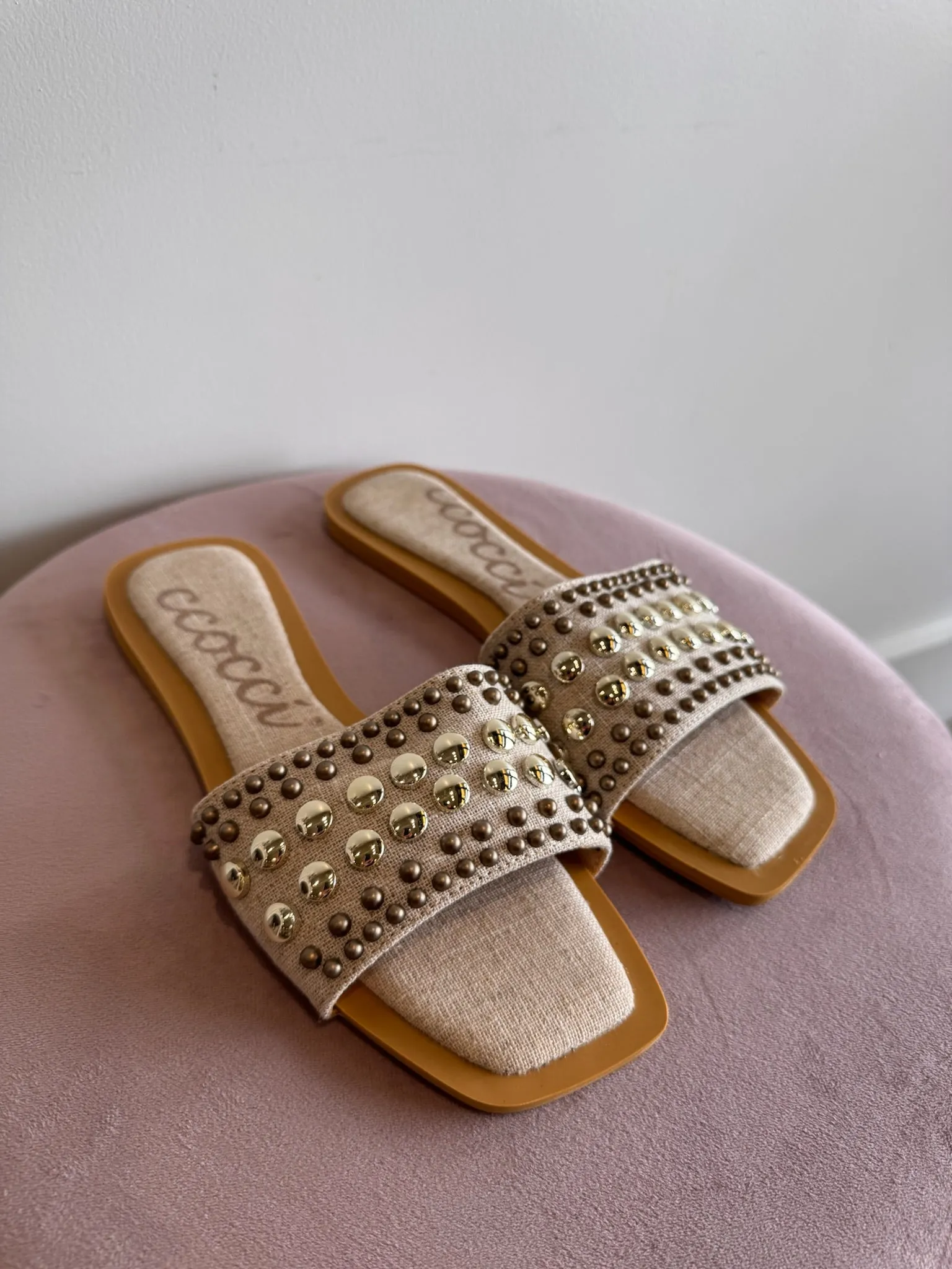 The Kate Studded Strap Sandal