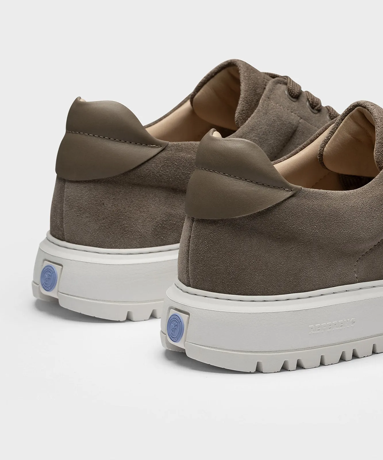The Tennis Top Taupe Suede