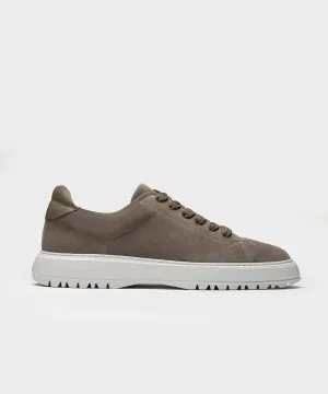 The Tennis Top Taupe Suede
