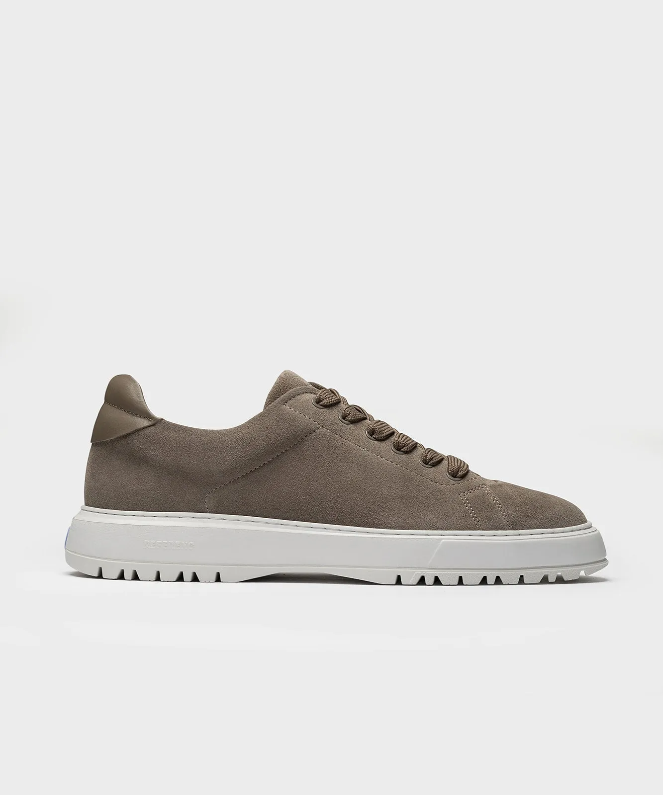 The Tennis Top Taupe Suede