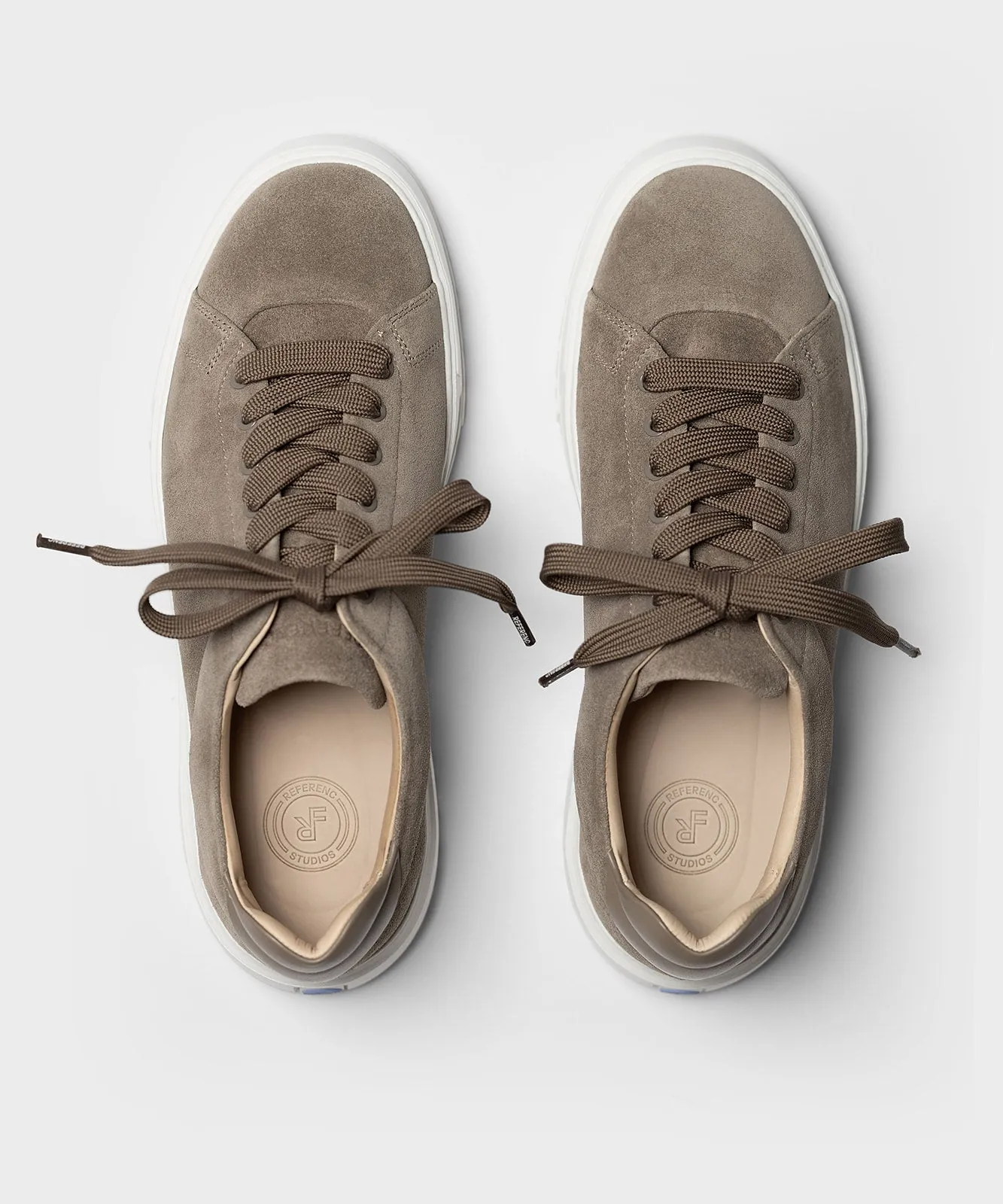 The Tennis Top Taupe Suede