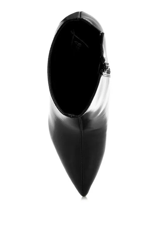 Thymus Vegan Leather Kitten Heel Boots – Chic & Comfortable