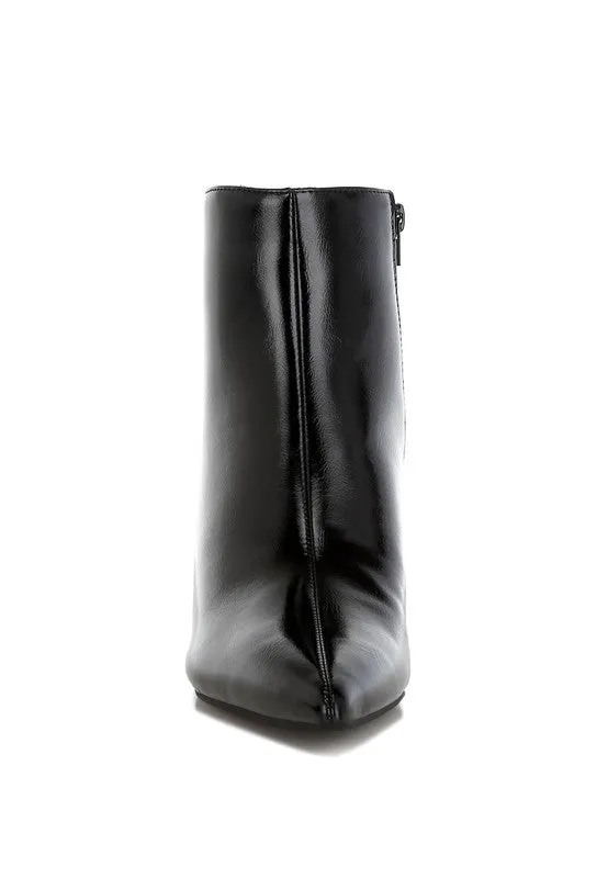 Thymus Vegan Leather Kitten Heel Boots – Chic & Comfortable