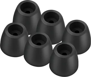TonGass 6-Pack 2" Tall Cone Bumpers for Trailer Ramp Door - Universal Fit with 3/8' Screw Holes - Premium Thick Automotive Grade Rubber Cone-Shaped Bumpers for Extra Protection