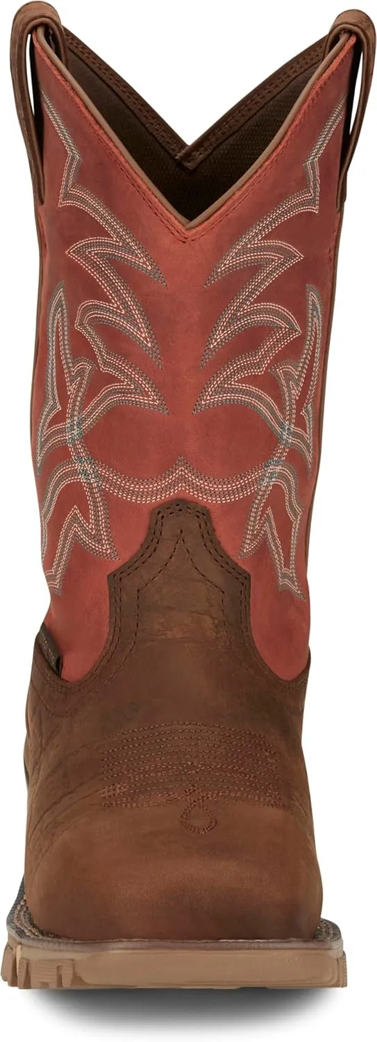 Tony Lama Men's Roustabout 11" Steel Toe Work Boot