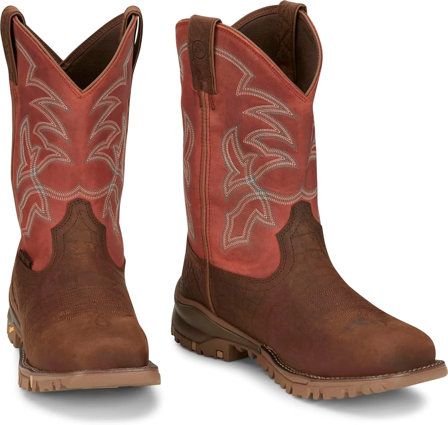 Tony Lama Men's Roustabout 11" Steel Toe Work Boot