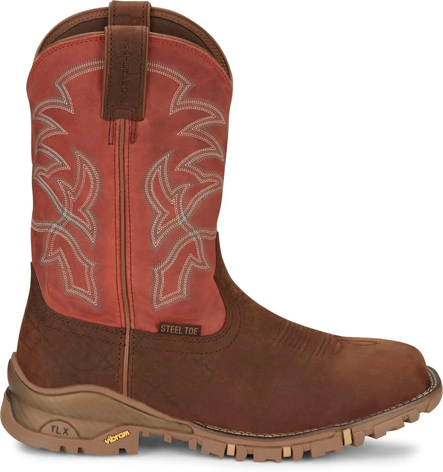 Tony Lama Men's Roustabout 11" Steel Toe Work Boot