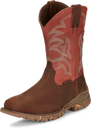 Tony Lama Men's Roustabout 11" Steel Toe Work Boot