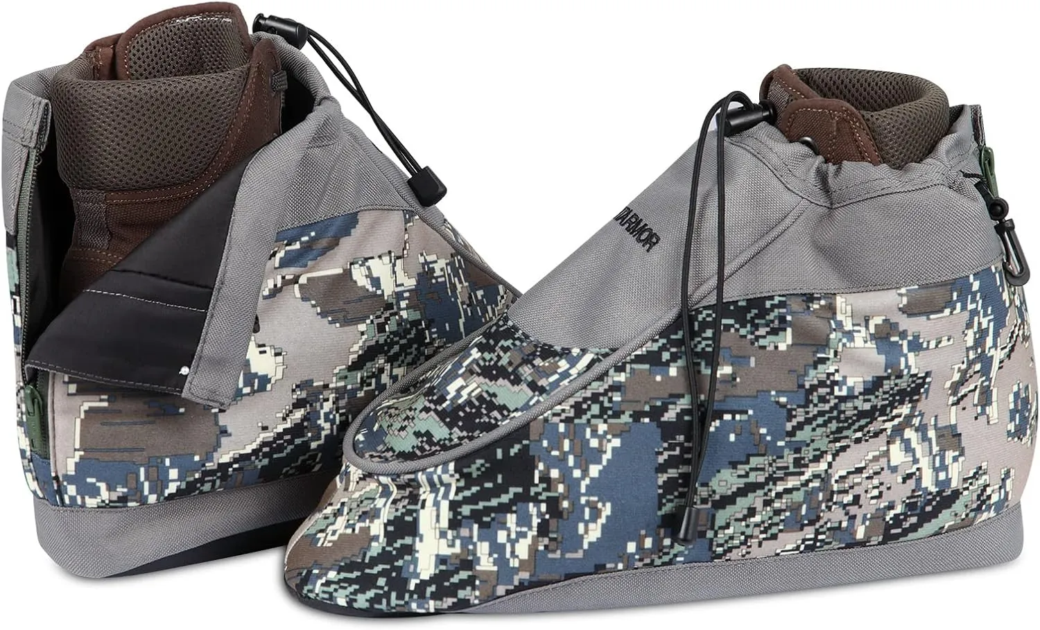 TREKMASTER Insulated Boot Covers, Lightweight Boot Insulator for Men Women, Durable Boot Blanket Cover, Waterproof Boot Insulators for Hunting, Fishing, Camping &Cold Weather, Non-Slip Design