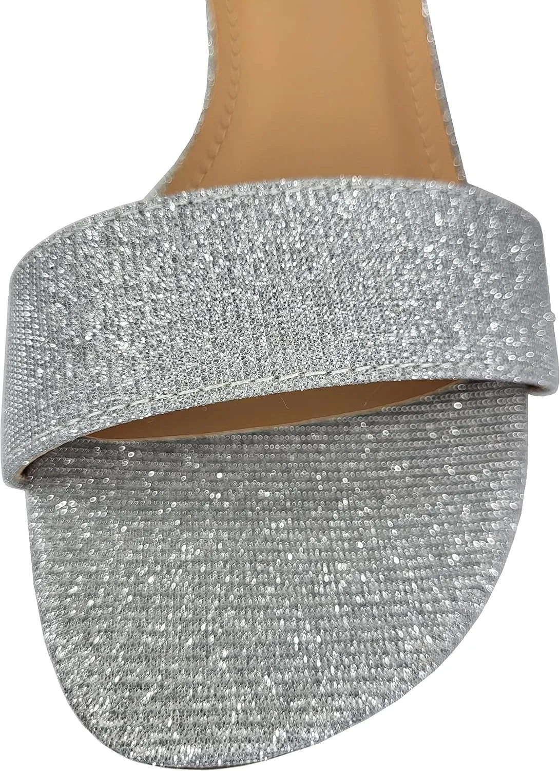 TruFox Open Toe Ankle Strap Low Block Heel Dressy Sandal