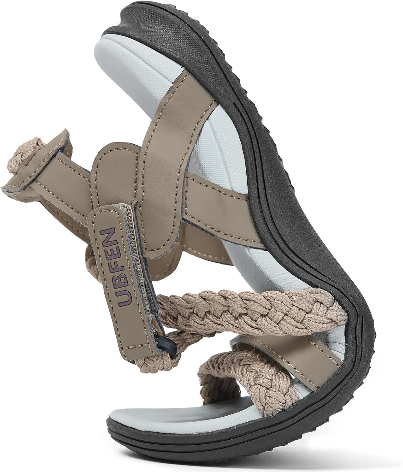 UBFEN Womens Hiking Sandal Sport Sandal Outdoor Comfortable with Adjustable Straps