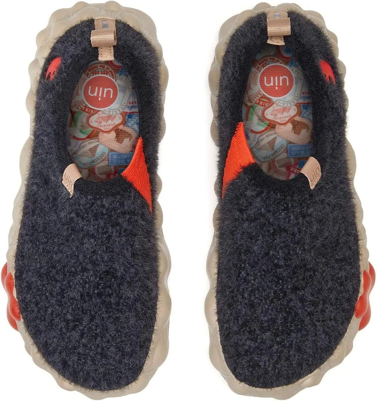 UIN Men's Art Travel Walking Shoes Slip On Casual Lightweight Wide Toe Comfort Fashion Sneaker Toledo Ⅳ Ⅷ Ⅸ Ⅻ