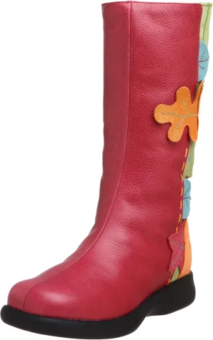 umi Toddler/Little Kid Leaves Boot,Raspberry,31 EU (US Little Kid 13-13.5 M)
