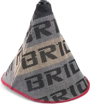 Universal Shift Boot Cover,Fabric Shifter Manual/Auto Shift Knob Boot Dust Cover,LightGray