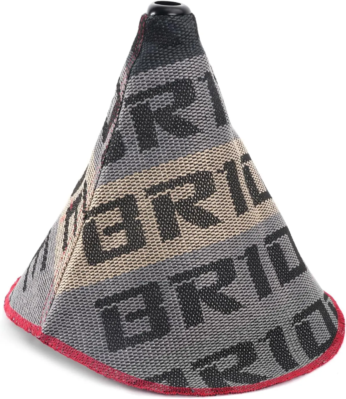 Universal Shift Boot Cover,Fabric Shifter Manual/Auto Shift Knob Boot Dust Cover,LightGray