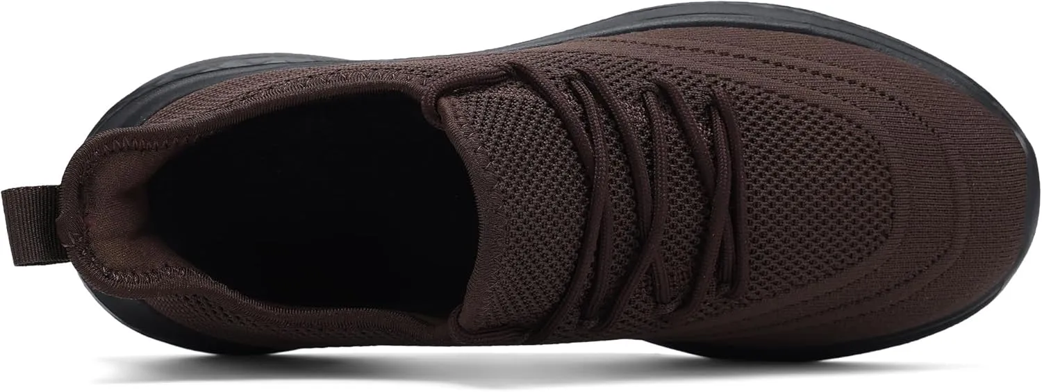 VAMJAM Men's Running Shoes Slip On Walking Shoes Non Slip Lightweight Workout Breathable Gym Sneakers Fashion Mesh Sneakers
