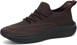 VAMJAM Men's Running Shoes Slip On Walking Shoes Non Slip Lightweight Workout Breathable Gym Sneakers Fashion Mesh Sneakers