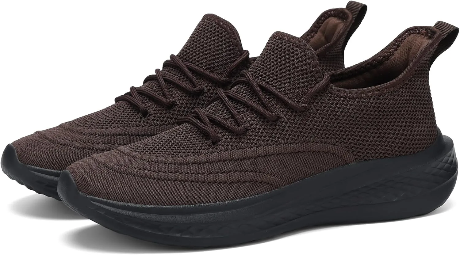 VAMJAM Men's Running Shoes Slip On Walking Shoes Non Slip Lightweight Workout Breathable Gym Sneakers Fashion Mesh Sneakers