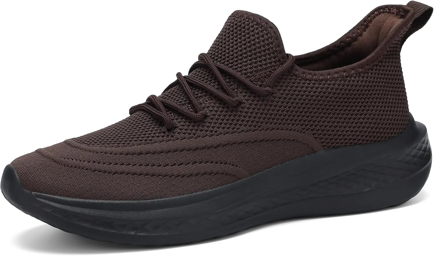 VAMJAM Men's Running Shoes Slip On Walking Shoes Non Slip Lightweight Workout Breathable Gym Sneakers Fashion Mesh Sneakers