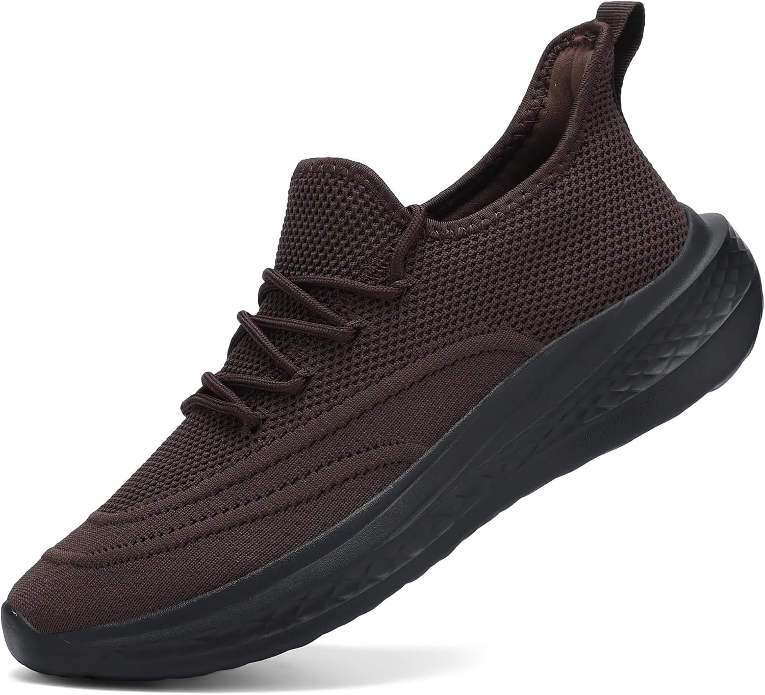 VAMJAM Men's Running Shoes Slip On Walking Shoes Non Slip Lightweight Workout Breathable Gym Sneakers Fashion Mesh Sneakers