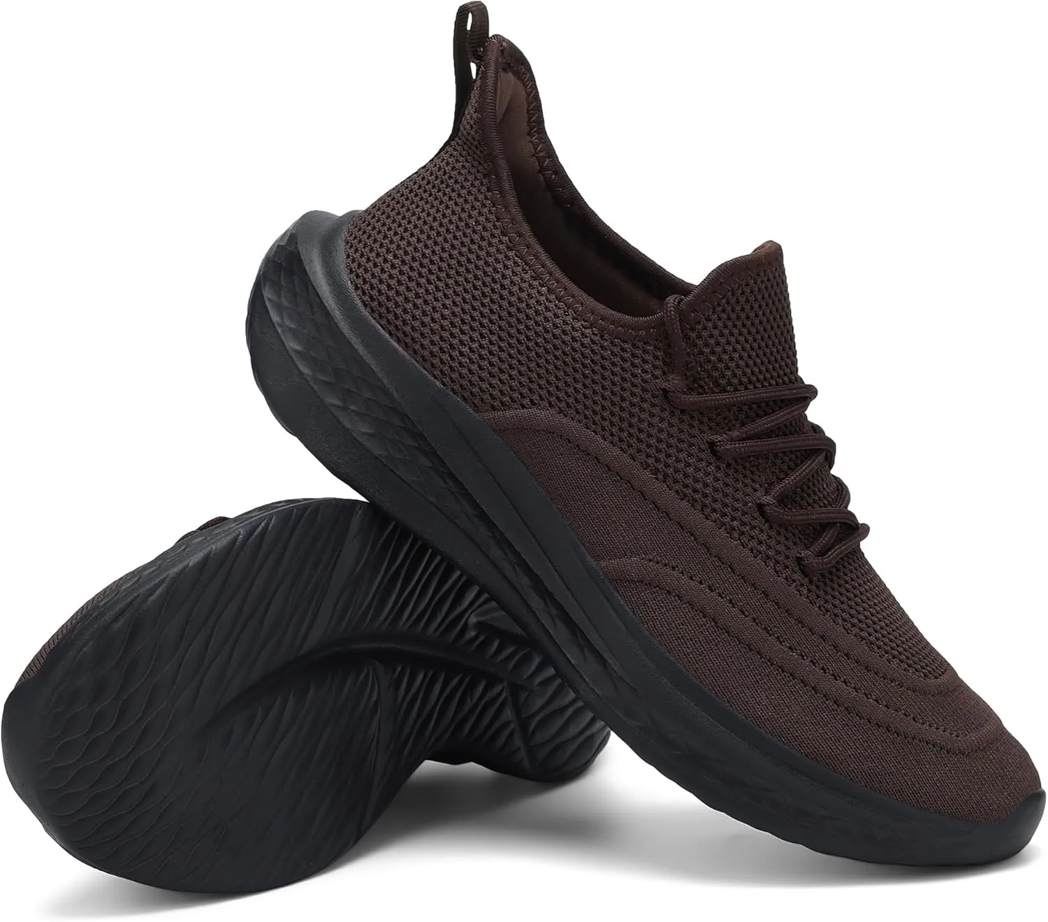 VAMJAM Men's Running Shoes Slip On Walking Shoes Non Slip Lightweight Workout Breathable Gym Sneakers Fashion Mesh Sneakers