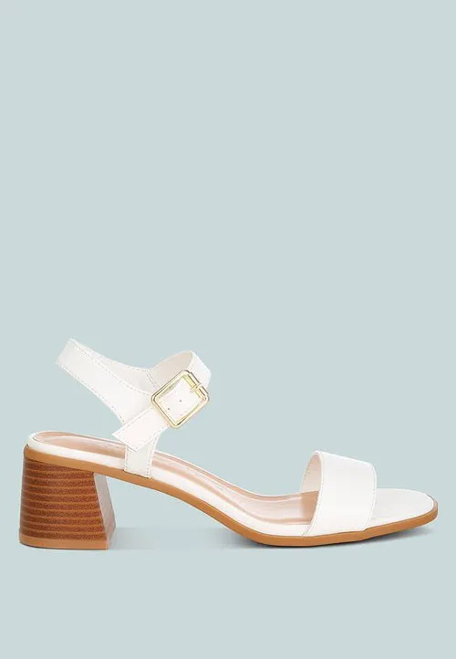 Varya Women’s Stacked Heel Sandals – Chic, Comfortable & On-Trend
