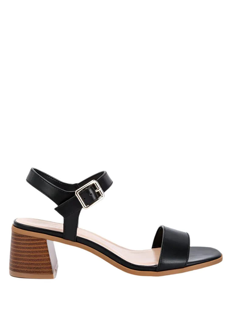 Varya Women’s Stacked Heel Sandals – Chic, Comfortable & On-Trend