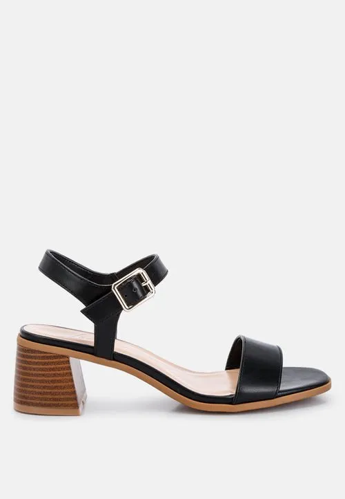 Varya Women’s Stacked Heel Sandals – Chic, Comfortable & On-Trend