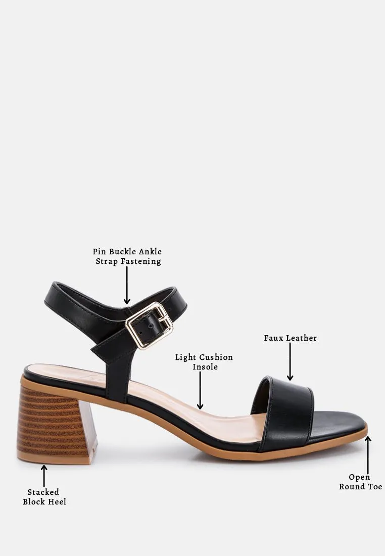 Varya Women’s Stacked Heel Sandals – Chic, Comfortable & On-Trend