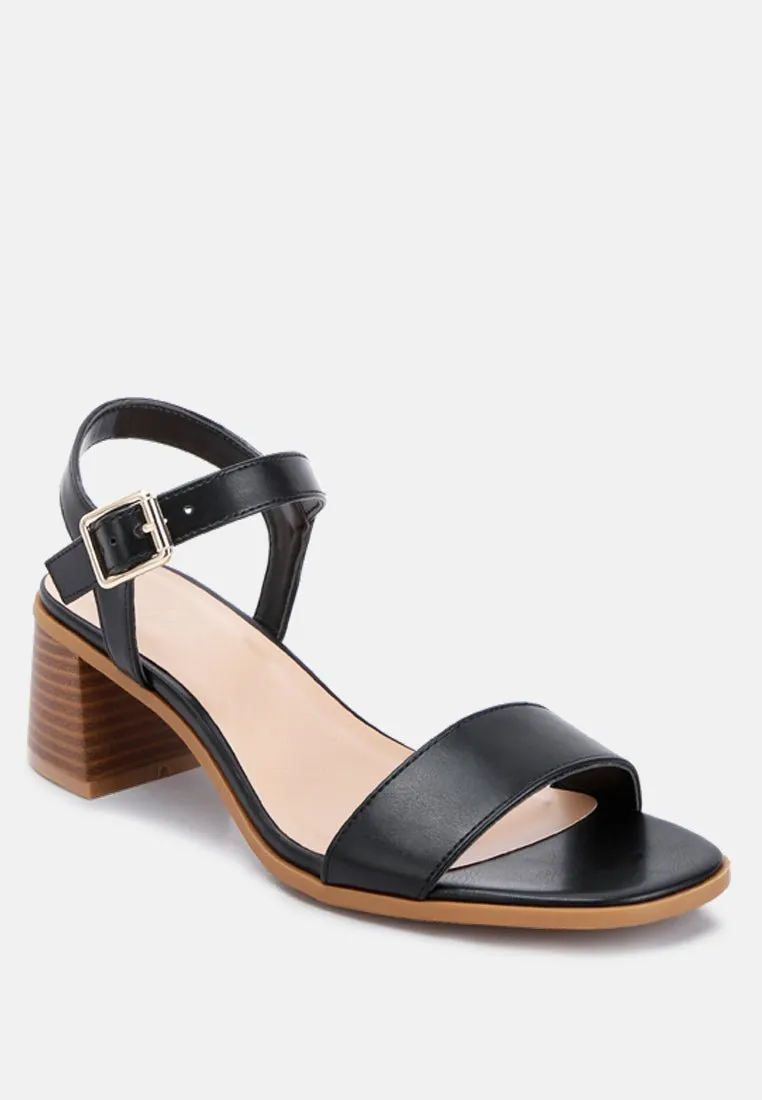 Varya Women’s Stacked Heel Sandals – Chic, Comfortable & On-Trend