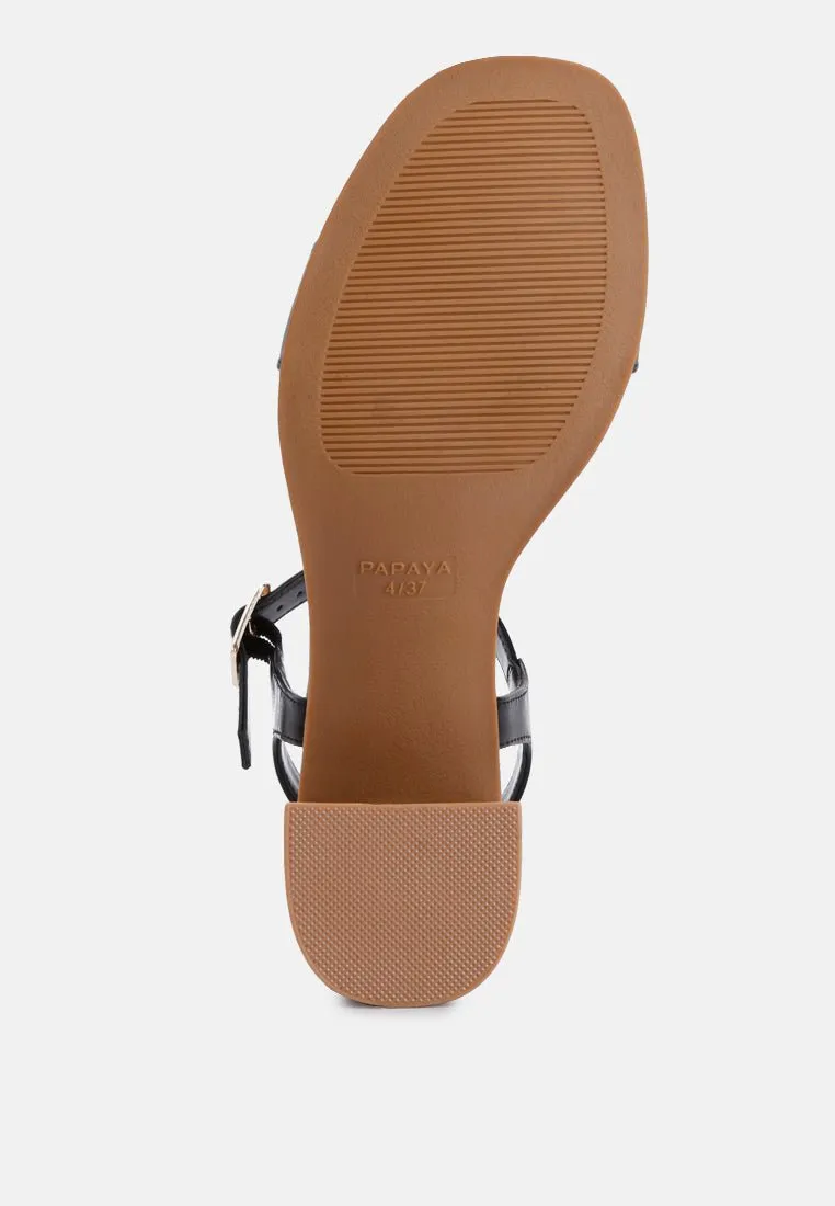 Varya Women’s Stacked Heel Sandals – Chic, Comfortable & On-Trend