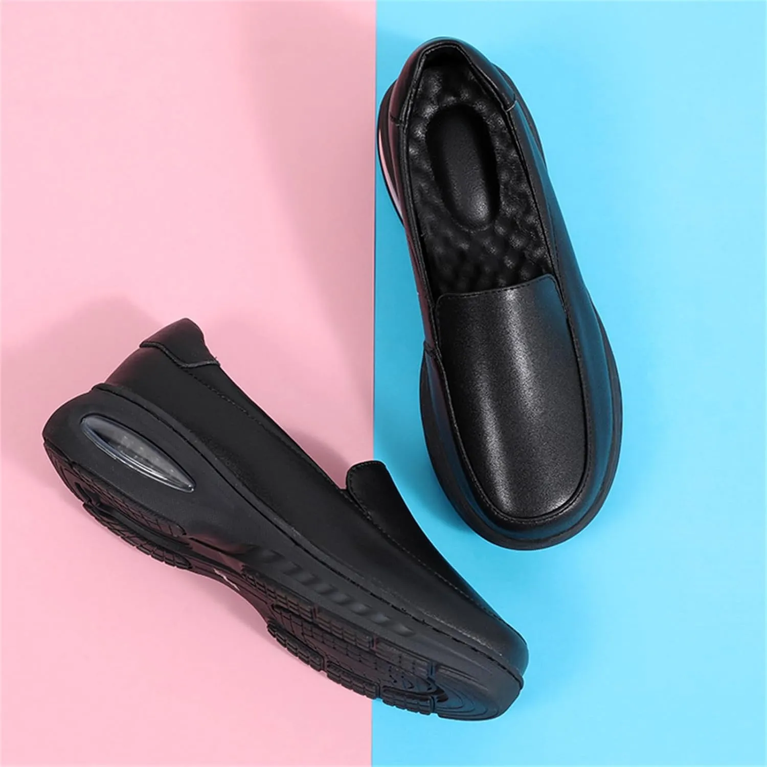 Veroders Women's Nurse Working Shoes Breathable Elderly Diabetic Sneakers Orthopedic Walking Shoes
