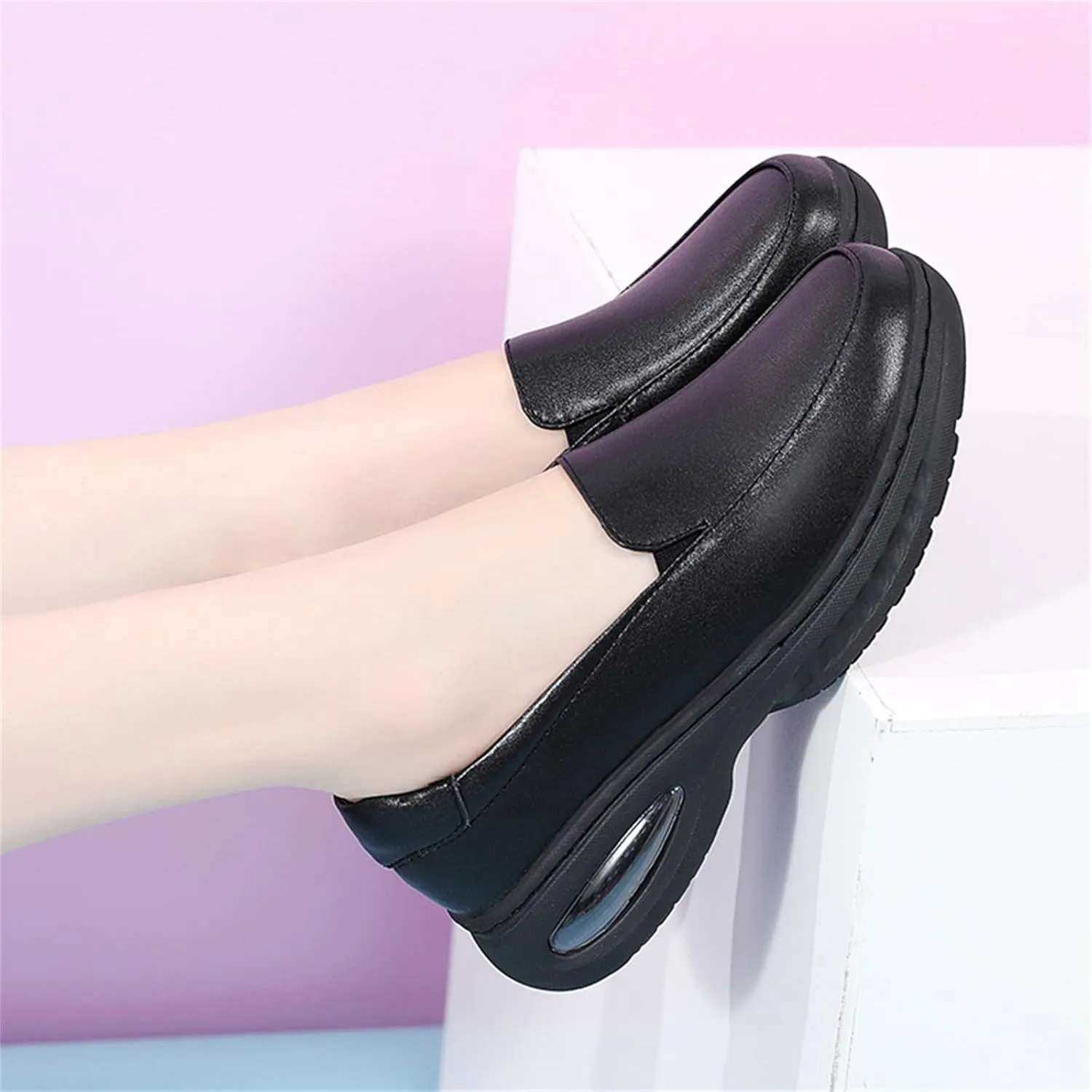 Veroders Women's Nurse Working Shoes Breathable Elderly Diabetic Sneakers Orthopedic Walking Shoes