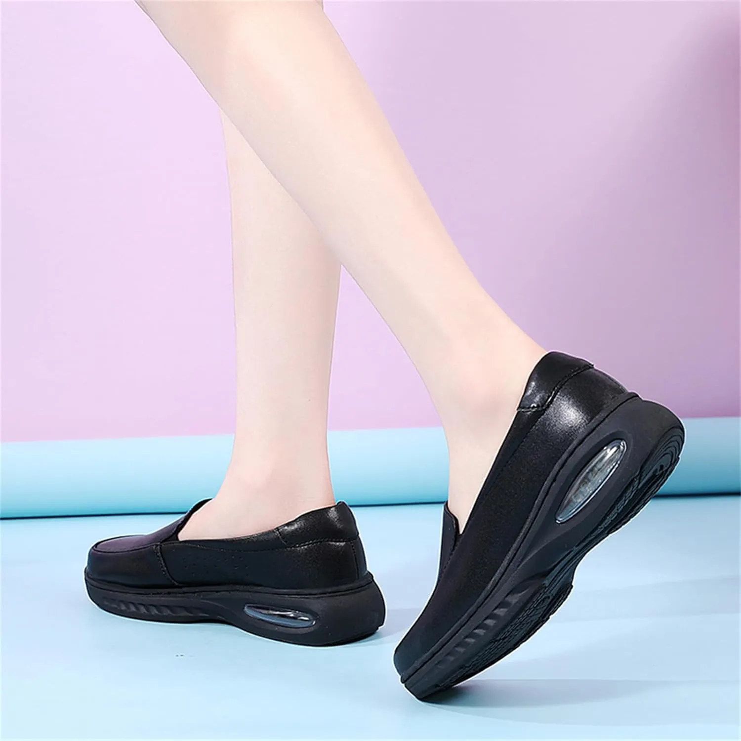 Veroders Women's Nurse Working Shoes Breathable Elderly Diabetic Sneakers Orthopedic Walking Shoes