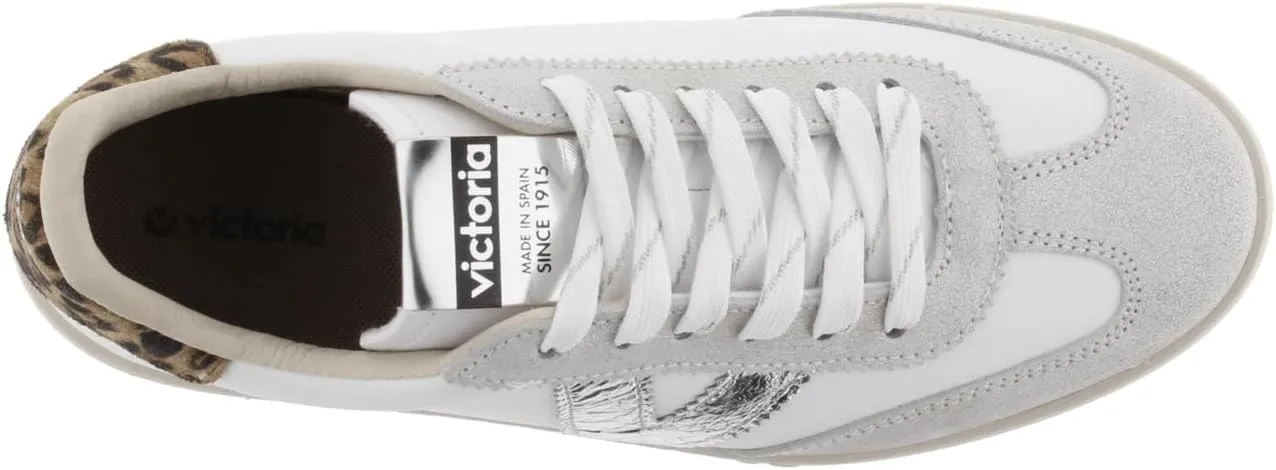victoria Unisex-Adult Berlin Suede & Leopard Sneaker
