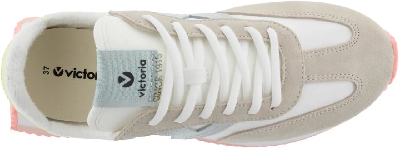 victoria Women's Cosmos Suede & Nylon Neon Sneaker