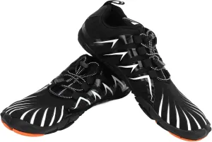 VINGVO Rock Climbing Shoes, Outdoor Hiking Shoes Breathable Removable Insole Black for Outdoor