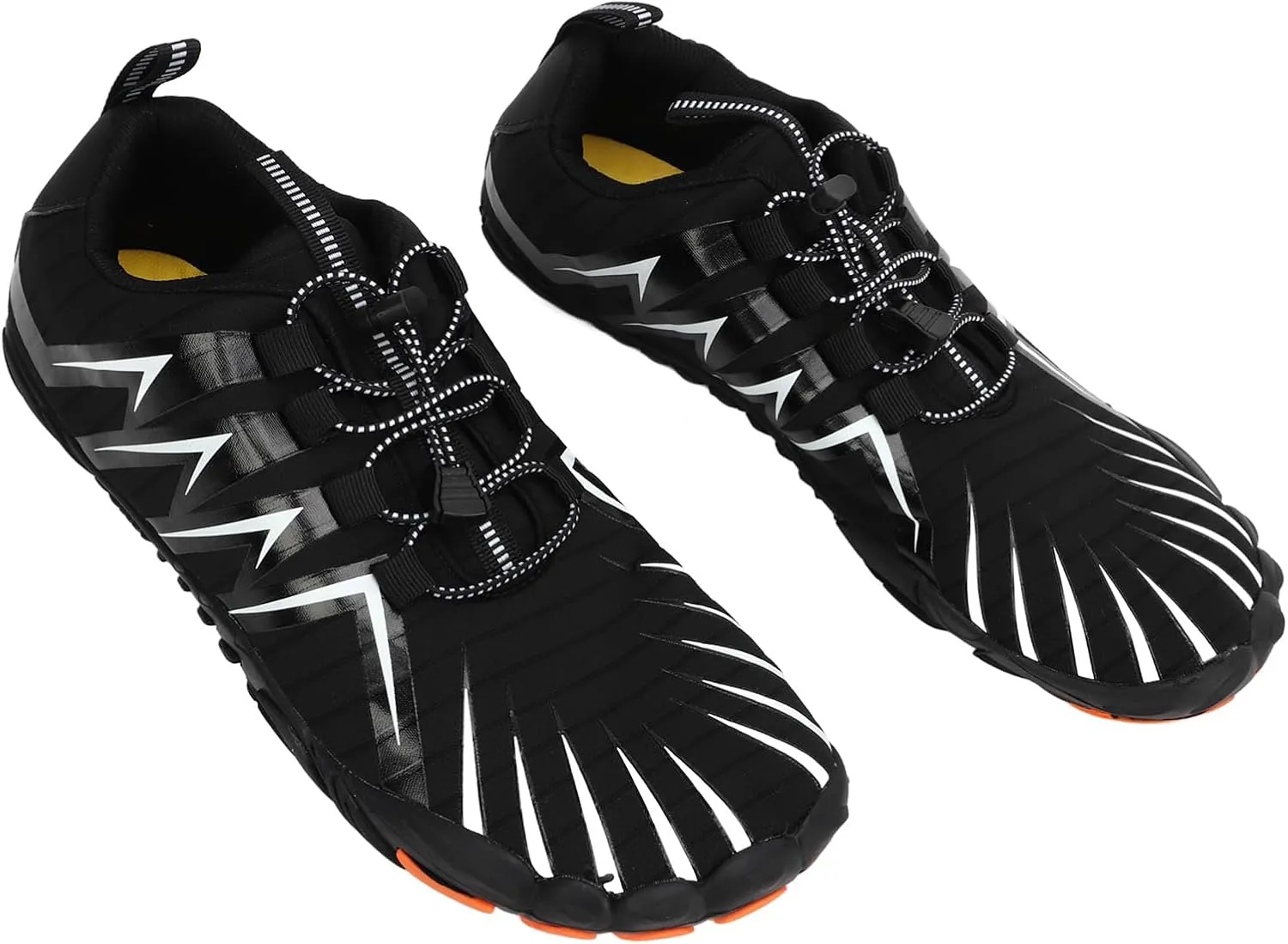 VINGVO Rock Climbing Shoes, Outdoor Hiking Shoes Breathable Removable Insole Black for Outdoor
