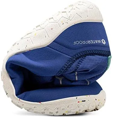 Vivobarefoot Lumi FG, Junior Barefoot Shoe, Flexible and Water Resistant Winter Boot with Firm Ground Grip Sole