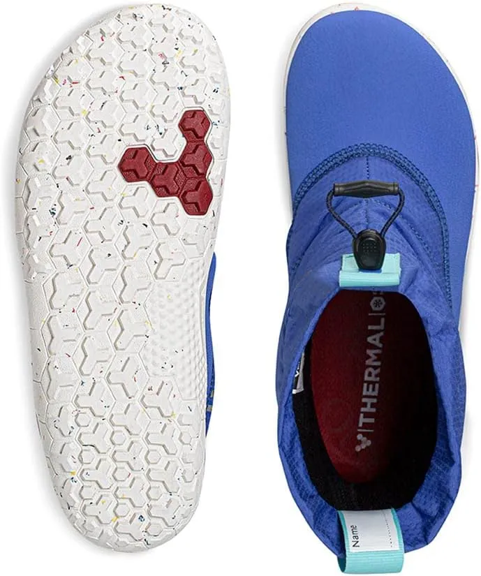 Vivobarefoot Lumi FG, Junior Barefoot Shoe, Flexible and Water Resistant Winter Boot with Firm Ground Grip Sole