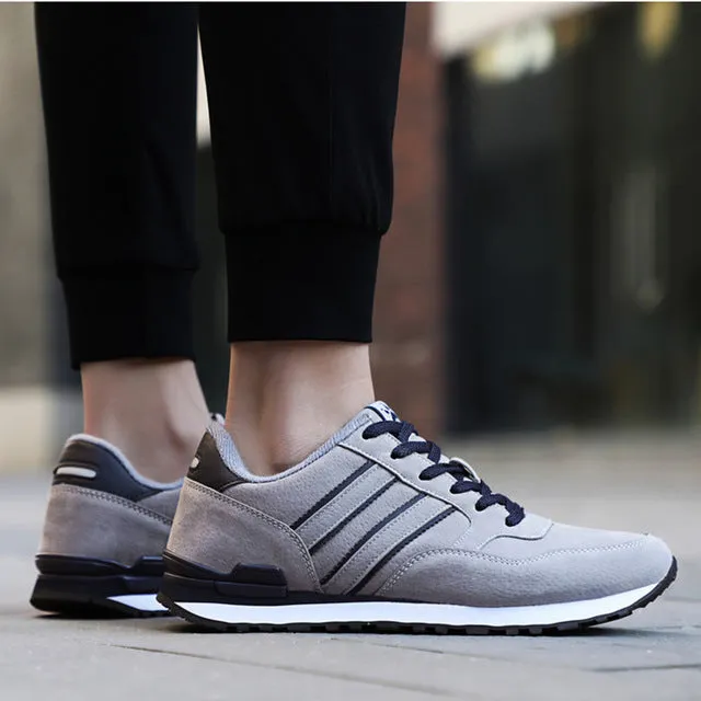 VSIOVRY 2019 Leather Breathable Sneakers Men