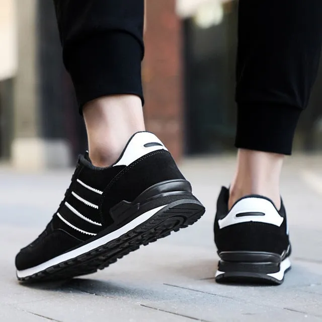 VSIOVRY 2019 Leather Breathable Sneakers Men