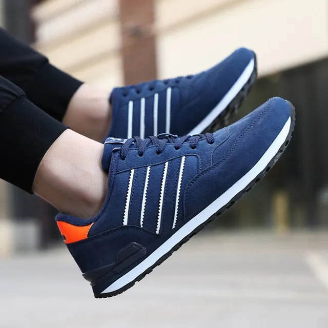 VSIOVRY 2019 Leather Breathable Sneakers Men