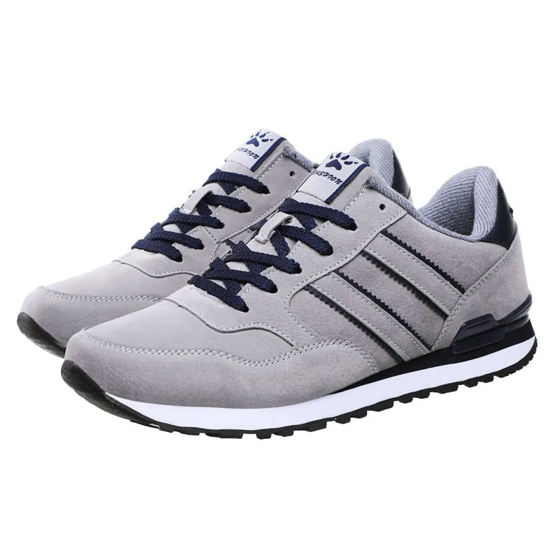 VSIOVRY 2019 Leather Breathable Sneakers Men
