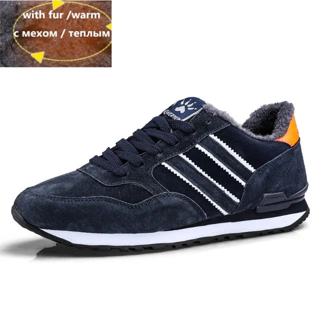 VSIOVRY 2019 Leather Breathable Sneakers Men